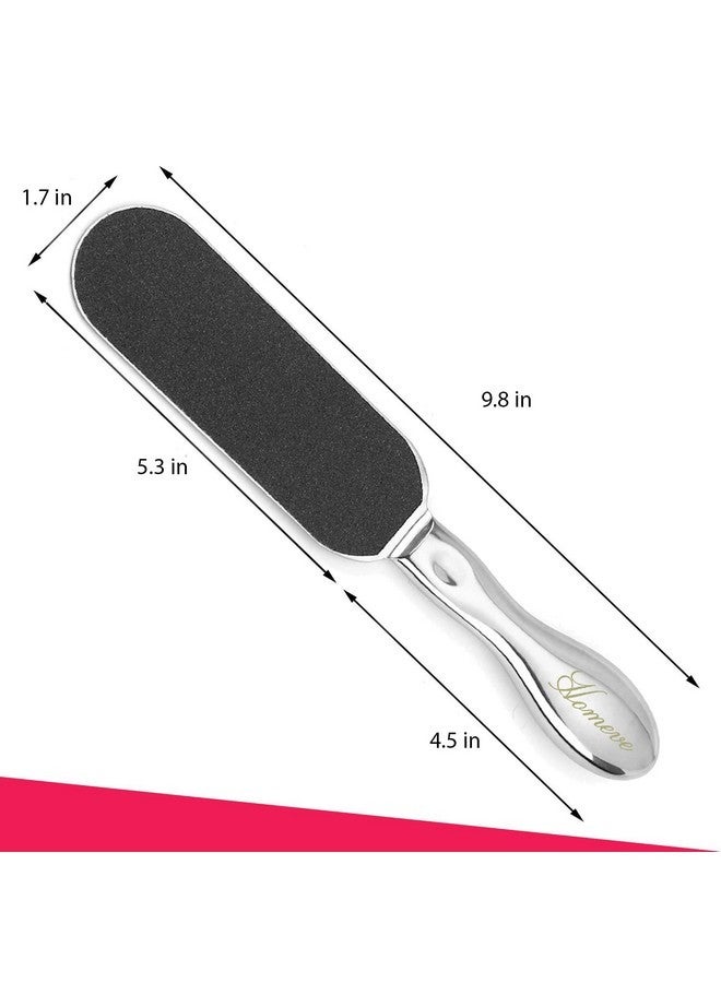Homeve Professional Pedicure Foot File - Reusable Stainless Steel Cracked Skin Corns (Large Foot File)… - Image 3