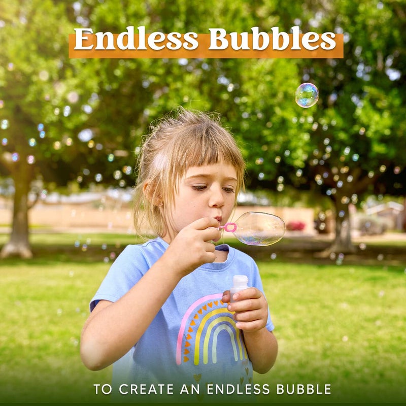 JOYIN 24 Pcs Mini Bubble Wands Assortment Party Favors Toys for Kids Child  Summer Gifts Bubbles Fun Toys Wedding  Bath Time Summer Outdoor Gifts for Girls Boys - Image 2