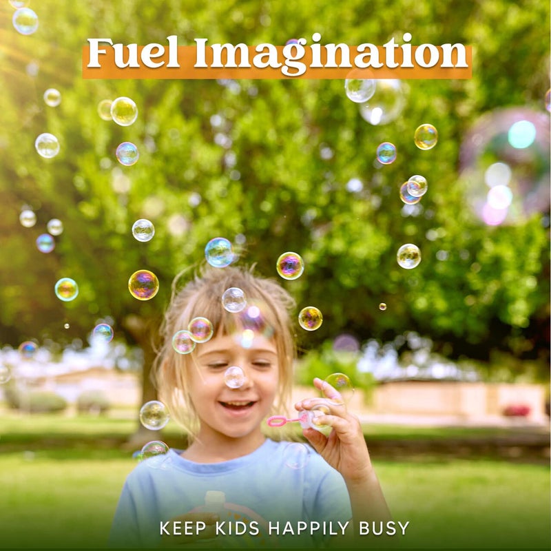 JOYIN 24 Pcs Mini Bubble Wands Assortment Party Favors Toys for Kids Child  Summer Gifts Bubbles Fun Toys Wedding  Bath Time Summer Outdoor Gifts for Girls Boys - Image 5