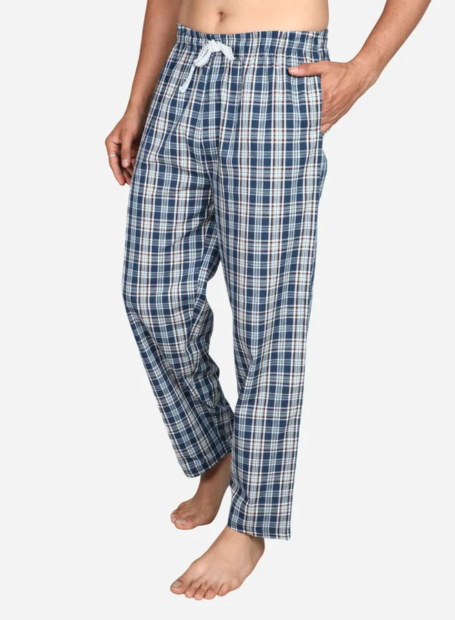 victor and jane Victor and Jane Solid Short Sleeve T-Shirt and Checked Pyjama Set
