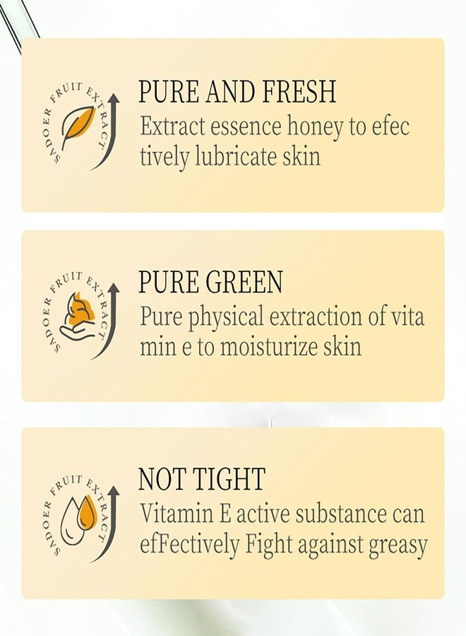 BIOAQUA Manuka Honey Facial Cleanser Vitamin E Deep Cleansing Foam Face Skin Repair Soften Moisturizing Hydrating 3.52oz/100g - Image 4