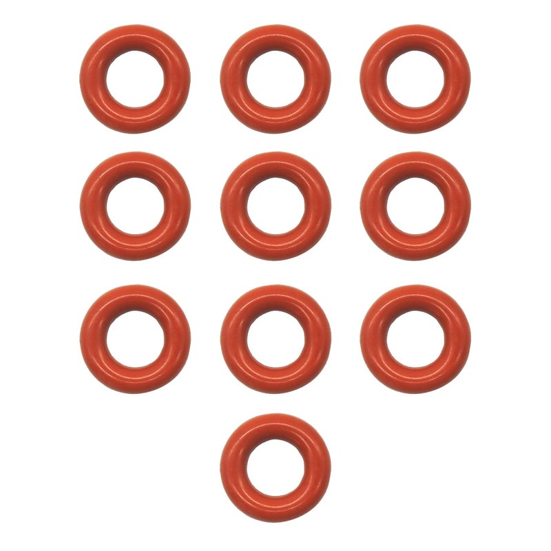 HiSport Fuel Injector ORings Set O203 RED 752mm X 353 mm Compatible with 0280158233 0280158028 0280158020 0280150943 IWP069 IWP181 IWP162 Fuel Injectors 10 Pcs