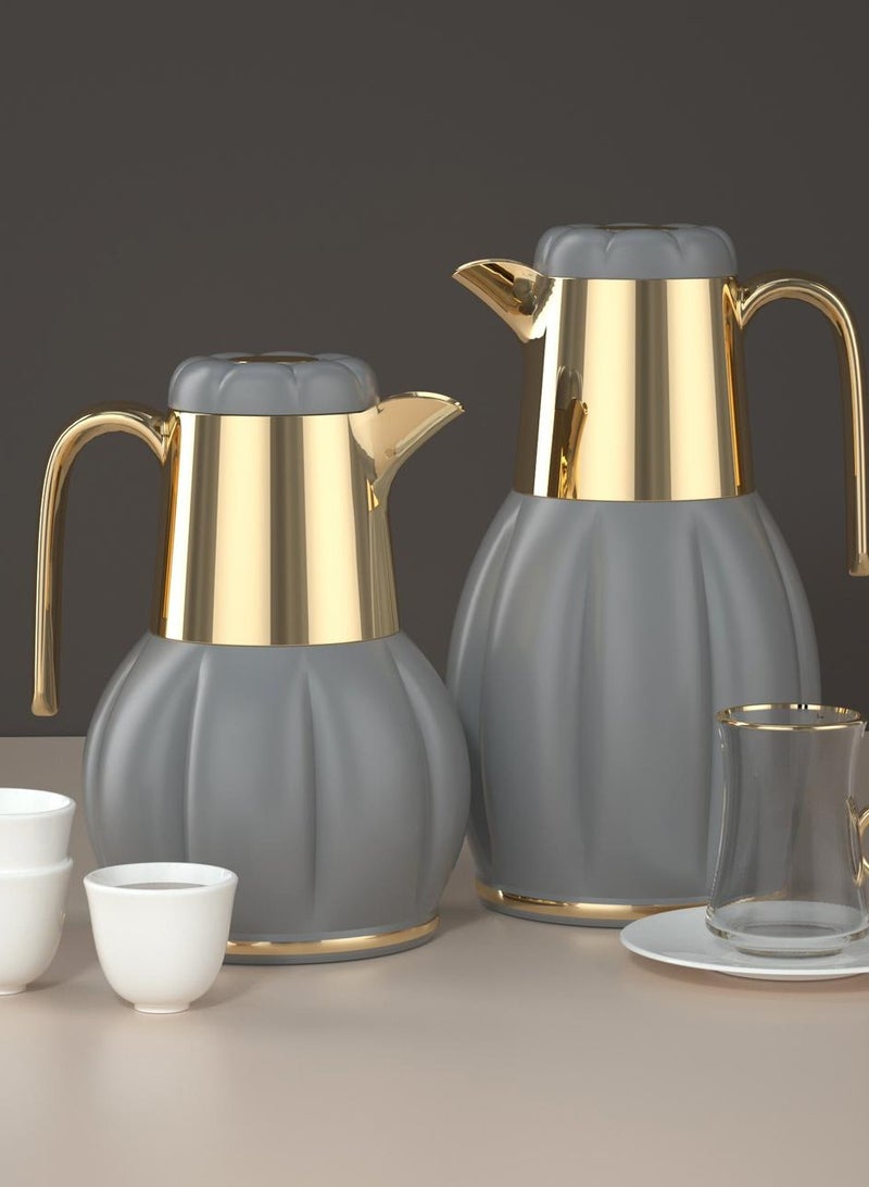 طقم ترامس قهوة وشاي بتصميم فاخر وانيق . - Image 2
