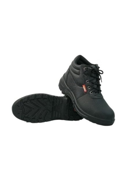 Leather High Ankle Safety Shoes