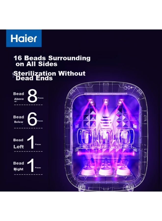Haier Disinfection Cabinet, Baby Bottle Sterilizer, Pot Sterilizer With Uv And Drying Functions, All-in Sterilization Machine, Mercury-free Lamp Beads, U304d - Image 1