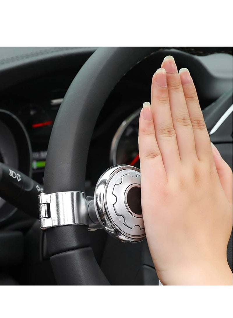 KASTWAVE Steering Wheel Knob, Steering Wheel Spinner Knob 360° Rotatable Suicide Spinner Knob Power Handles for Boats Trucks Tractors Golf Carts - Image 4