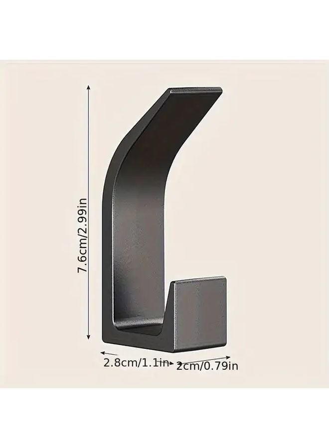 5 Pack White High Low Hooks ABS Material Easy Install Kitchen Bathroom Decor - Image 4