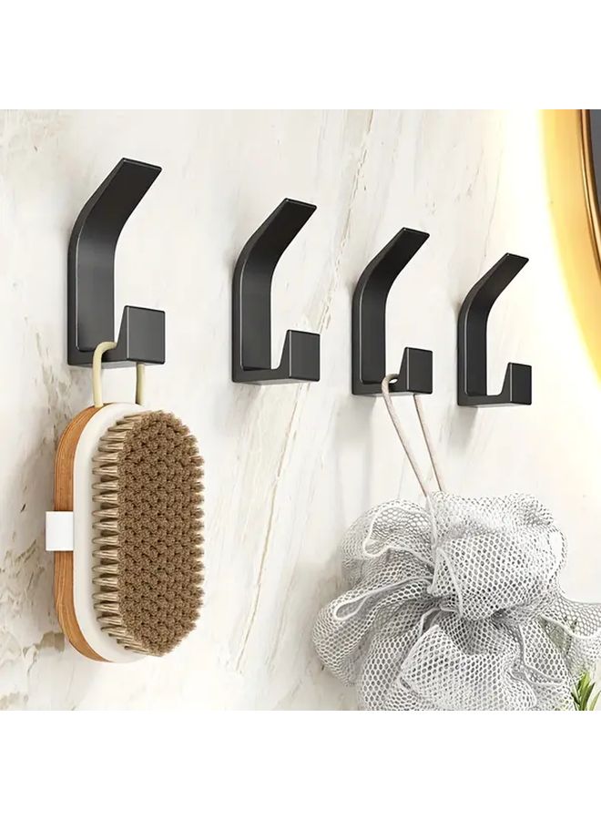 5 Pack White High Low Hooks ABS Material Easy Install Kitchen Bathroom Decor - Image 5