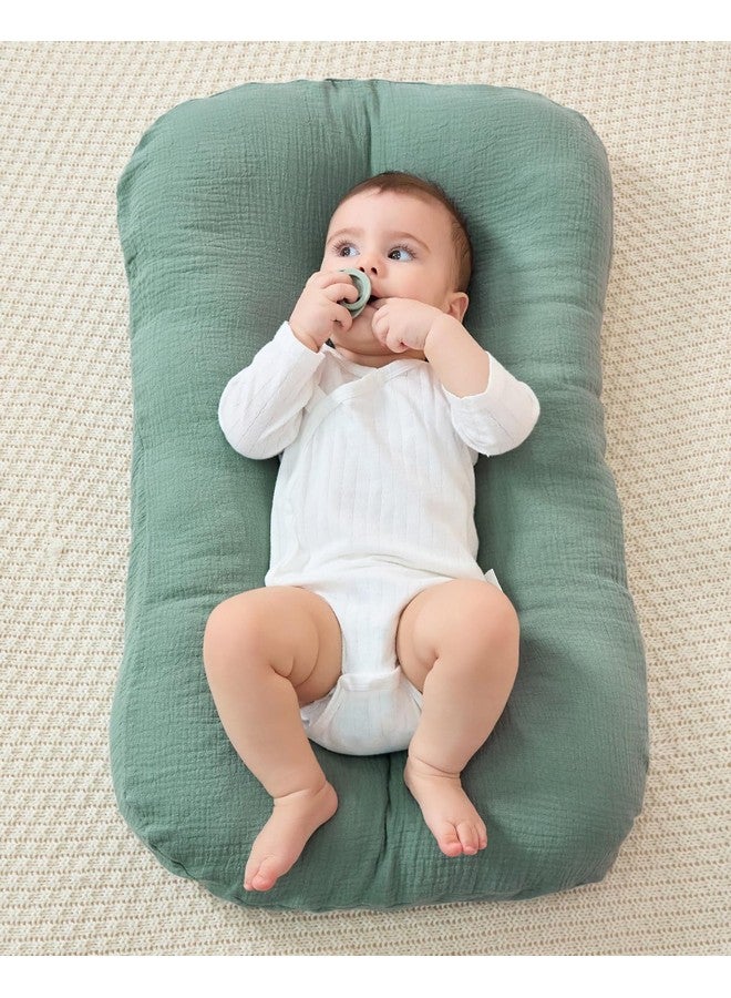 غطاء سرير أطفال من جيليموني موسلين، مصنوع من القطن بنسبة 100%، عبوة من قطعتين لحماية السرير من التسربات والانسكابات البسيطة، يغطي فقط ولا يغطي الكراسي. - Image 2