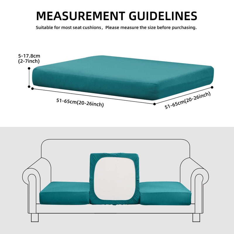 SUKAIKEQA Outdoor Cushion Covers Set,12PCS Waterproof Patio Furniture Couch Seat Slipcovers, Replacement for Sofa Sectional Chair(Coverï¼ŒOnly) - Image 3