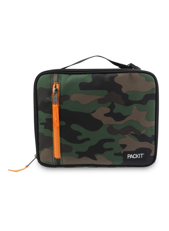 PACKIT PackIt Freezable Classic Lunch Box, Camo, Built with EcoFreeze Technology, Collapsible, Reusable, Zip Closure With Zip Front Pocket and Buckle Handle, Perfect for Lunches  - Image 2
