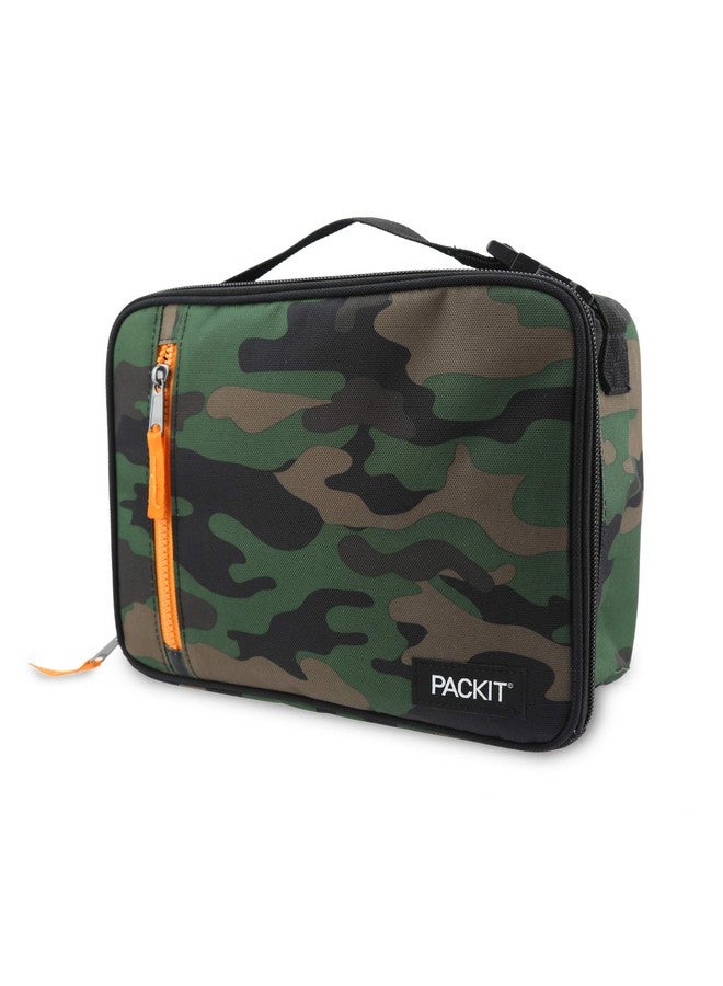 PACKIT PackIt Freezable Classic Lunch Box, Camo, Built with EcoFreeze Technology, Collapsible, Reusable, Zip Closure With Zip Front Pocket and Buckle Handle, Perfect for Lunches  - Image 1