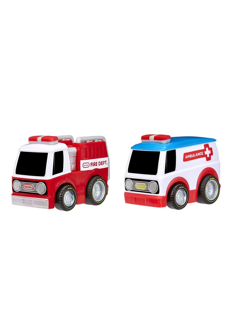 little tikes Crazy Fast Cars Pack of 2 Racing Responders  - Image 1