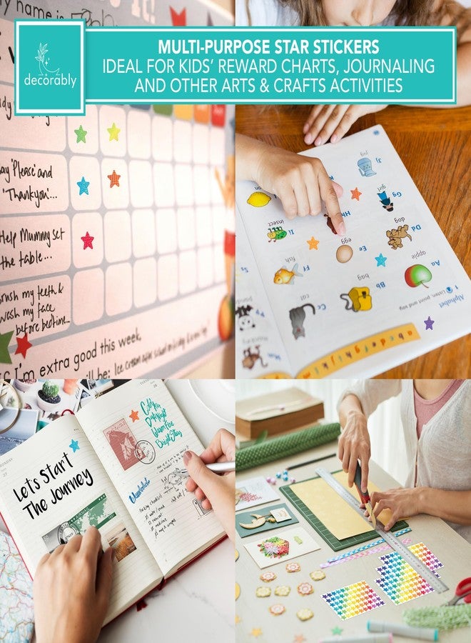 Decorably 2,040 Holographic Small Star Stickers for Kids Reward - 34 Sticker Sheets for Kids Reward Chart, Classroom Activities, Positive Reinforcement, Arts & Crafts, Scrapbooking, Gift - Image 5