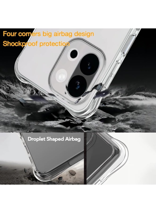Case for OnePlus 13T / OnePlus 13S, Clear Phone Case with Reinforced Corners Camera Protection Bumper Slim Fit Shockproof Flexible TPU Case for OnePlus 13T / OnePlus 13S - Image 4