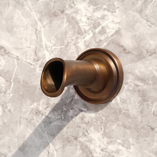 Aquadock Solid Brass Waterfall Spout Scupper Made Exquisite Handcrafted, Water Fountain Spillway Luxury Landscape Decor for Pools, Ponds, Water Walls (7.63 inch) - Image 2