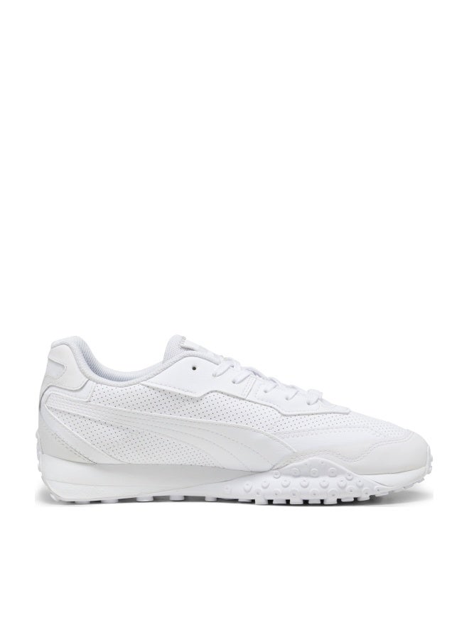 PUMA Blktop Rider Mens White Leather Sneakers - Image 1