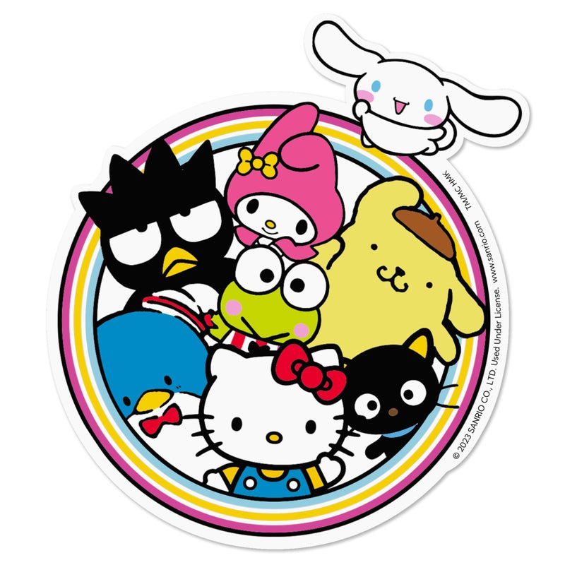 Hallmark Hello Kitty Pack of 3 Stickers for Water Bottles  Planners  Notebooks  Wall (Hello Kitty and Friends  Keroppi  and Kuromi Decals for Kids  Teens  Adults) - Image 5