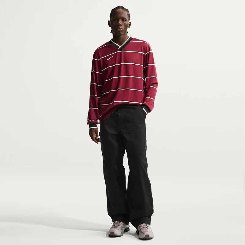 Nike Red Men's Energy Dri-FIT Long-Sleeve Football Top for Men | Best Price UAE