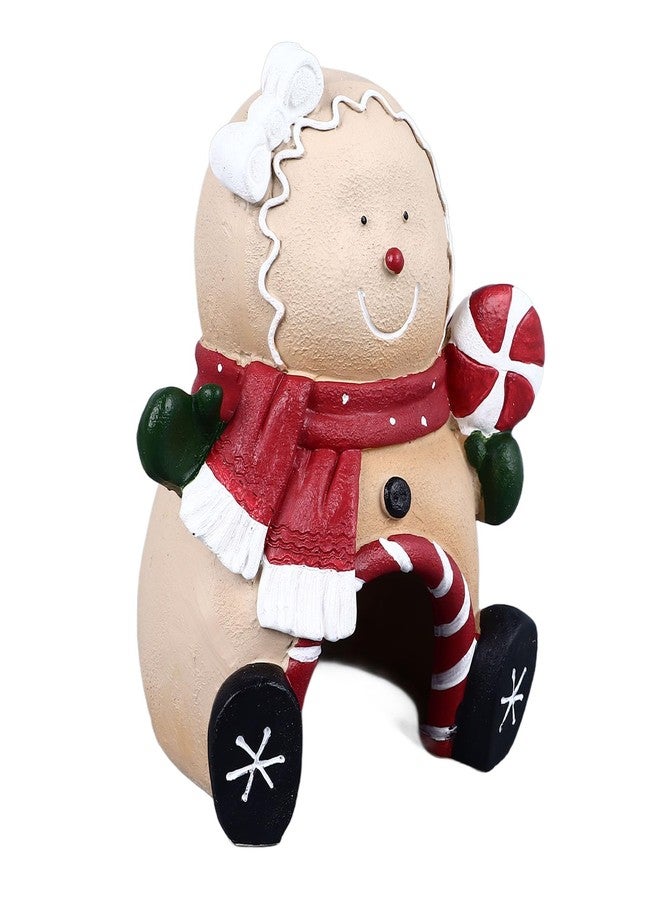 FUZHUI Christmas Aquarium Decoration, Festive resins Ornaments for Fish, to and Safe, Multipurpose Home Office Decor, Brings Joyful Ambient, and Long (Christmas Gingerbread Man) - Image 2