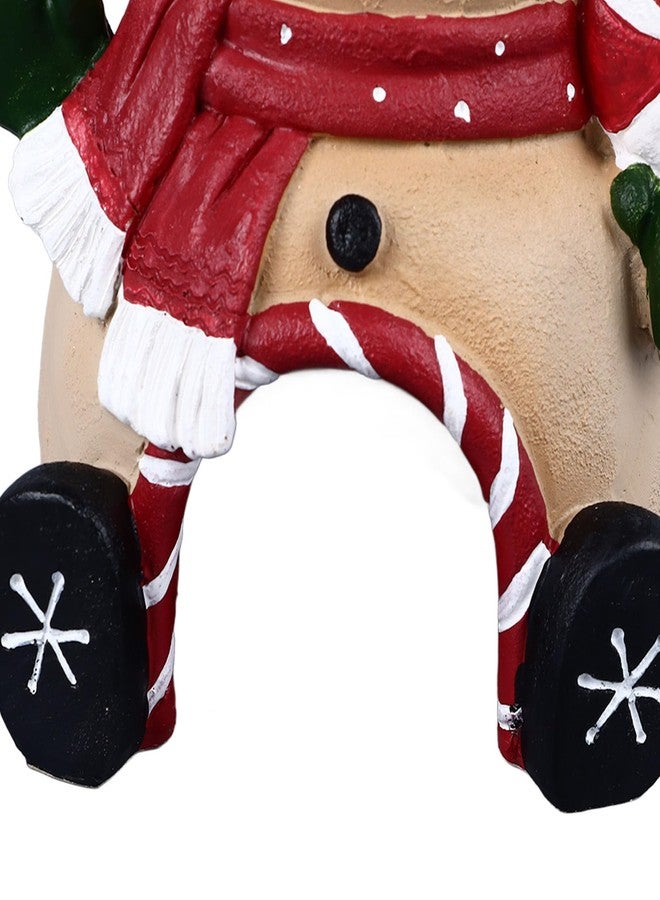 FUZHUI Christmas Aquarium Decoration, Festive resins Ornaments for Fish, to and Safe, Multipurpose Home Office Decor, Brings Joyful Ambient, and Long (Christmas Gingerbread Man) - Image 4