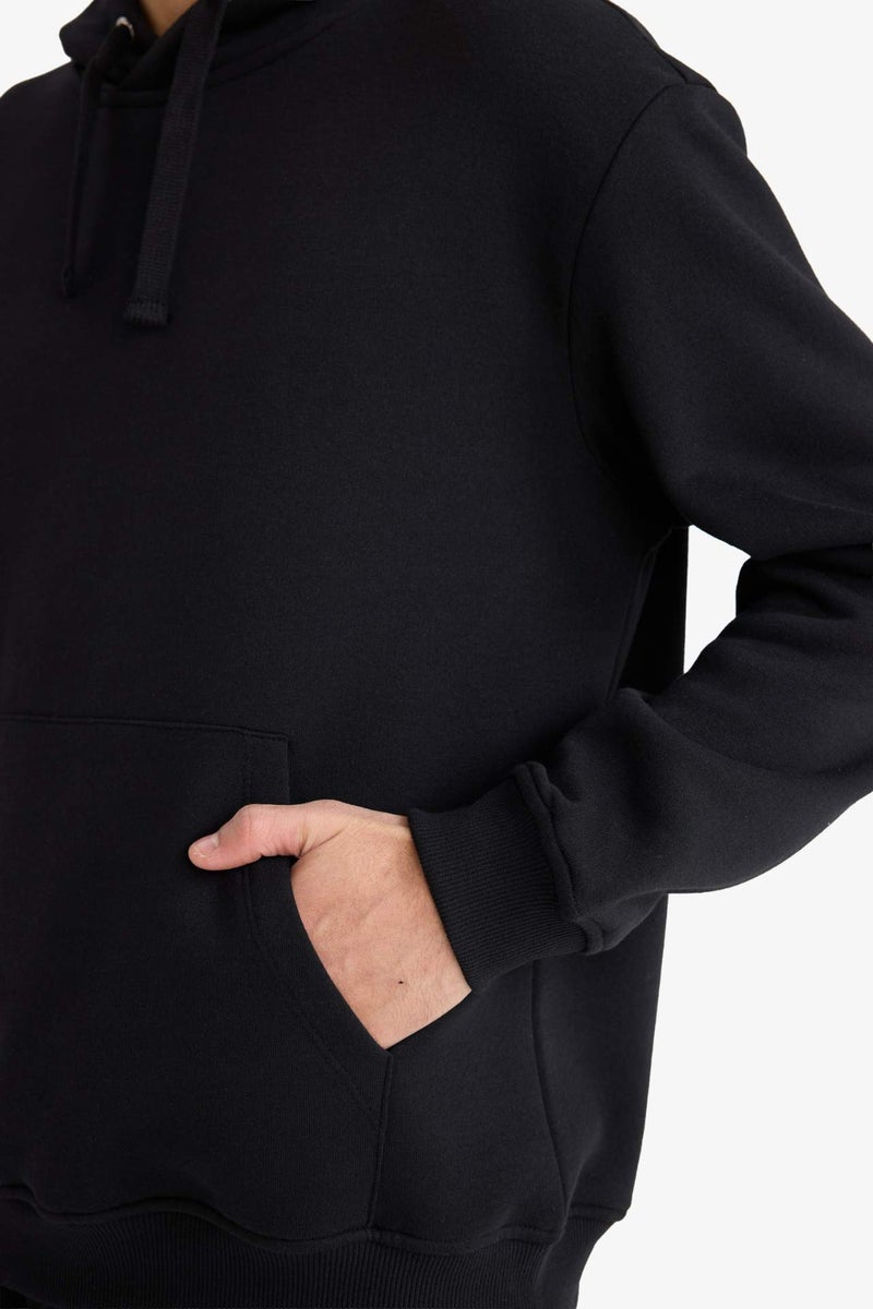 DeFacto Regular Fit Hoodie Sweatpants 2 Piece Set - Image 3