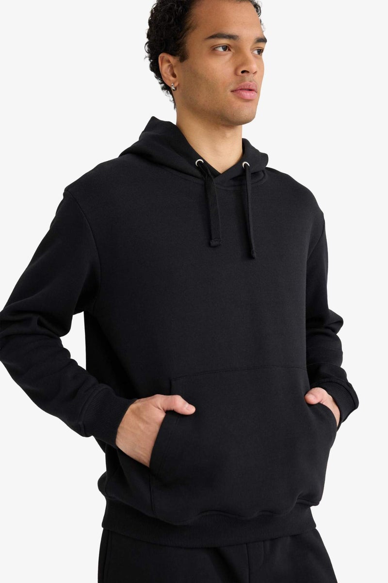 DeFacto Regular Fit Hoodie Sweatpants 2 Piece Set - Image 2