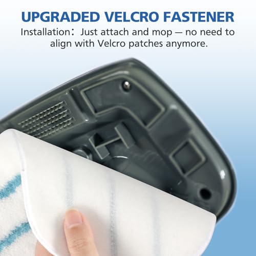 LINNIW 6 Pack Replacement Steam Mop Pads Compatible for PurSteam ThermaPro 10-in-1 - Image 5