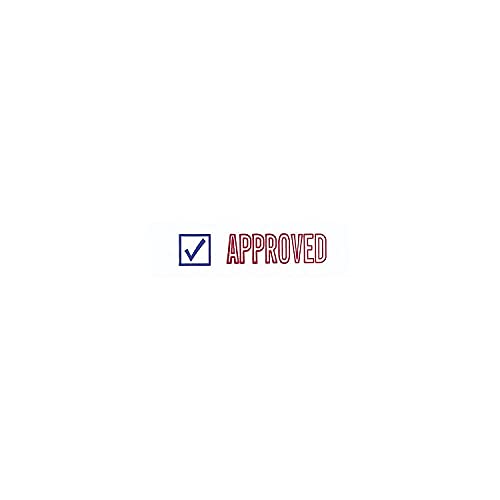 ACCUSTAMP2 035525 Pre-Inked Shutter Stamp Approved, Red/Blue Ink,1 Count - Image 4