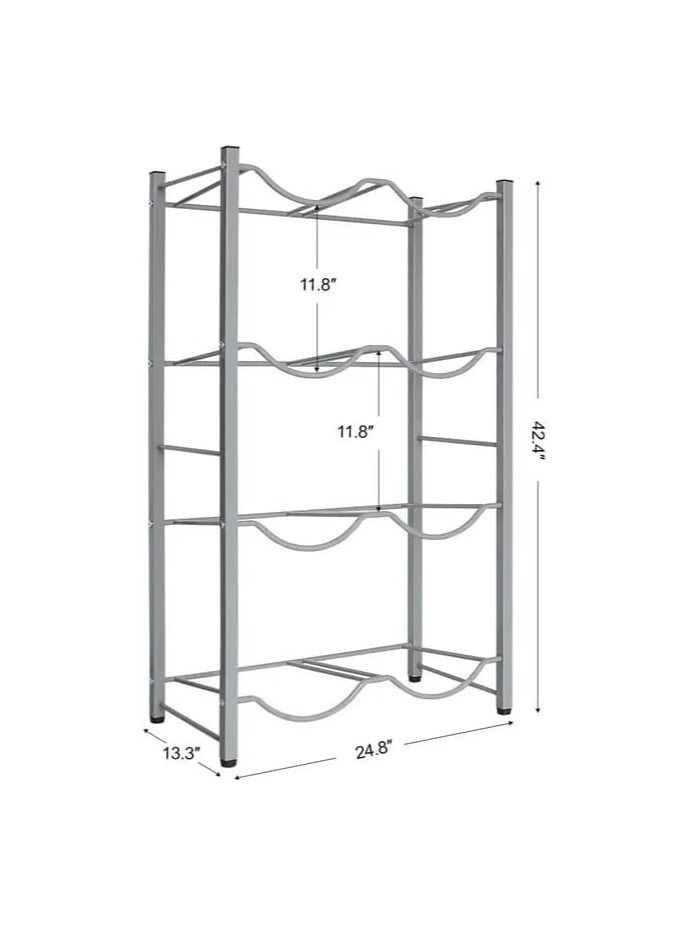 Water bottle storage stand 5 gallon cooler Jug rack for 8 bottles heavy duty storage - Image 3