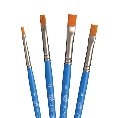 Princeton Select Artiste, Series 3750, Paint Brush for Acrylic, Watercolor and Oil, Set of 4 - Image 1