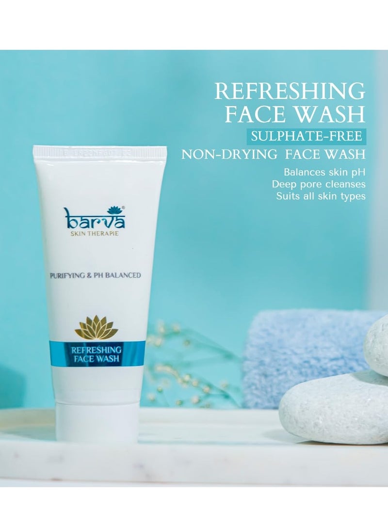 Barva Refreshing Face Wash with Neem Aloe Vera Peppermint 50ML - Image 2