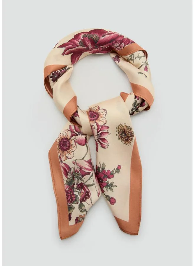 مانجو Floral Print Scarf