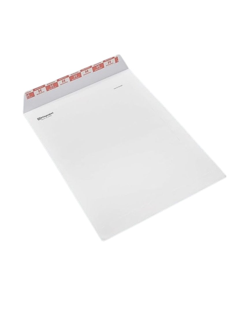 Hispapel - Envelopes A4 Auto Seal Brown Color 12 x 25.4 cm (Pack of 50) (White) - Image 1