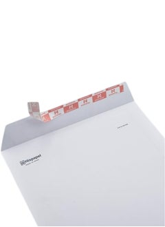 Hispapel Envelopes A4 Auto Seal Brown Color 12 x 25.4 cm (Pack of 50) (White)  - Image 3