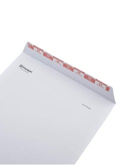 Hispapel Envelopes A4 Auto Seal Brown Color 12 x 25.4 cm (Pack of 50) (White)  - Image 2