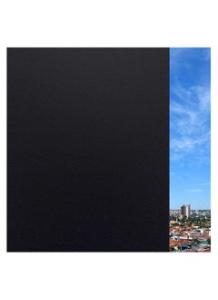 Premium Blackout Window Film - Light Blocking Static Cling Tint for Home & Office, Frosted Privacy Window Sticker, Non-Adhesive & Removable Glass Cover, Easy Installation & Energy Saving