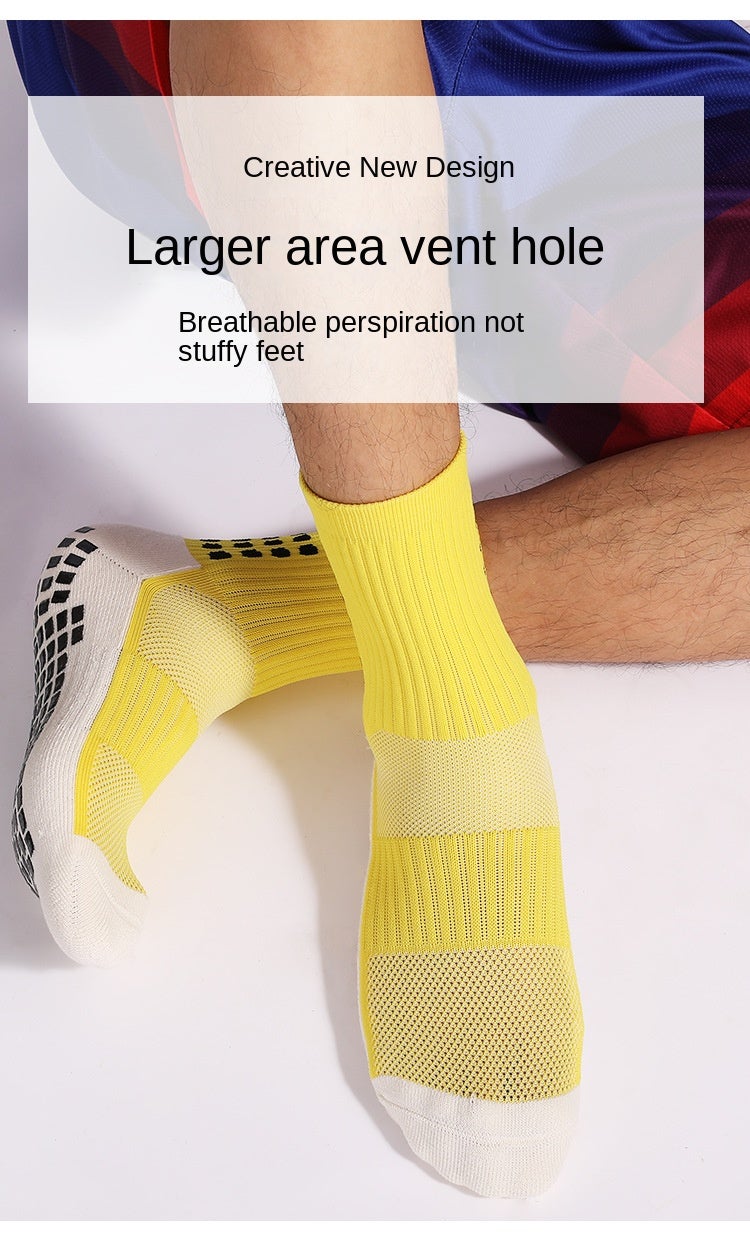 Men's And Women's Football Socks Sports Training Compeion Silicone Socks Non-slip Friction Breathable Children's Football Socks - Image 3