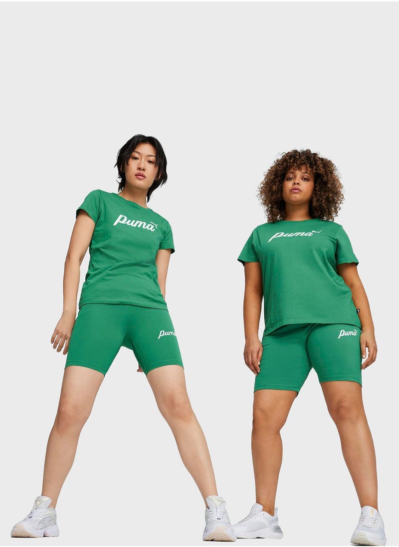PUMA - Essential Blossom Script T-Shirt - Image 1