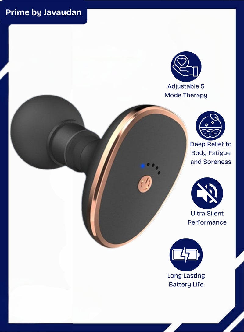 برايم بي جافاودان 5 سرعات صغيرة Portbale USB مسدس تدليك قابل للوصول إلى الأنسجة العميقة مدلك للعضلات أداة تخفيف آلام الجسم للجسم والرقبة هزاز للياقة البدنية - Image 1
