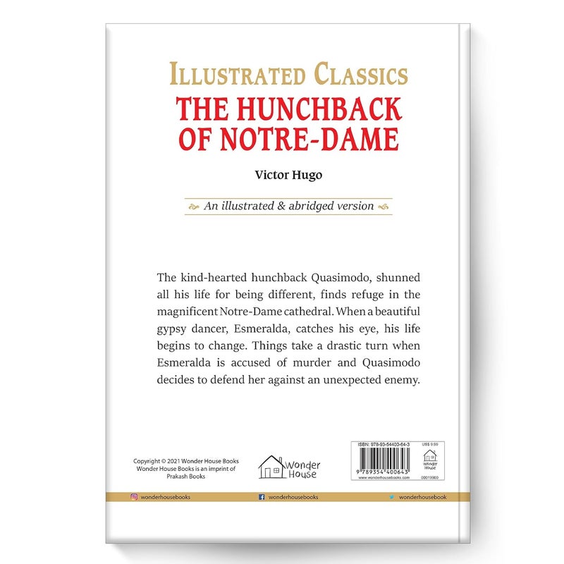 The Hunchback of Notre-Dame for Kids : Illustrated Abridged Children Classic English Novel with Review Questions - Image 2