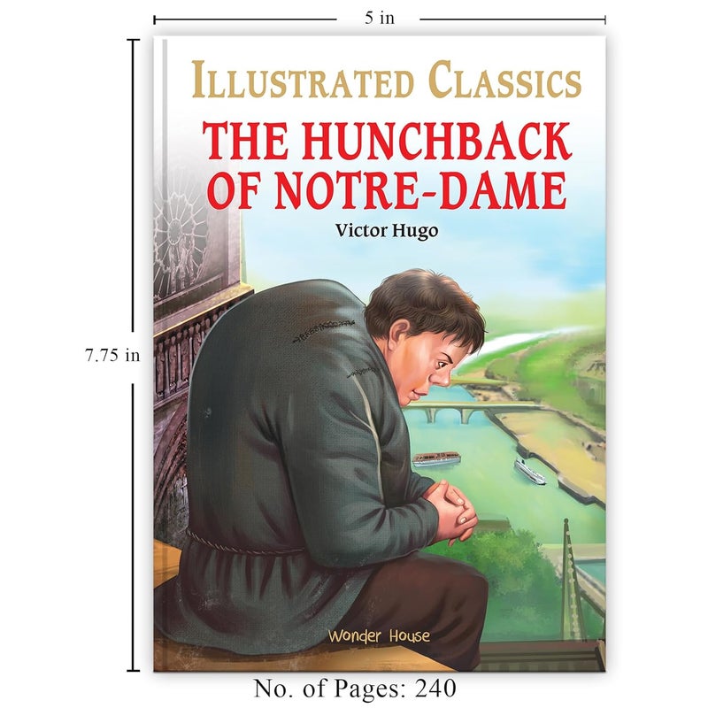 The Hunchback of Notre-Dame for Kids : Illustrated Abridged Children Classic English Novel with Review Questions - Image 3