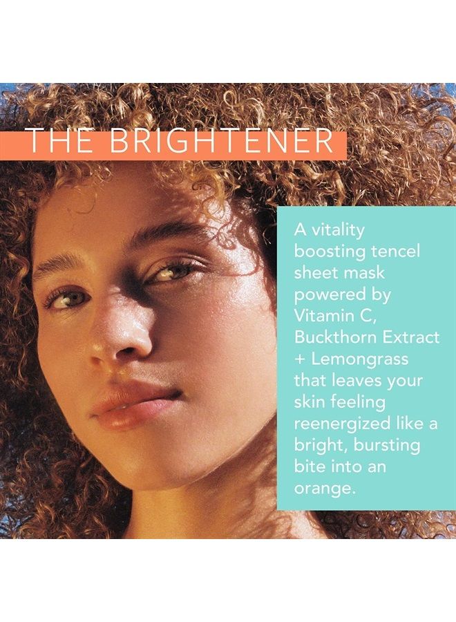 LAPCOS Vita C Sheet Mask, Daily Face Mask with Vitamin C to Brighten and Renew Skin, Korean Beauty Favorite, 5-Pack - Image 2