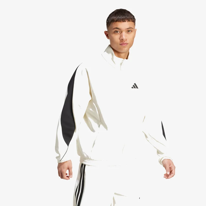 Adidas Off White / Black Stadium Tracktop for Men | Best Price UAE