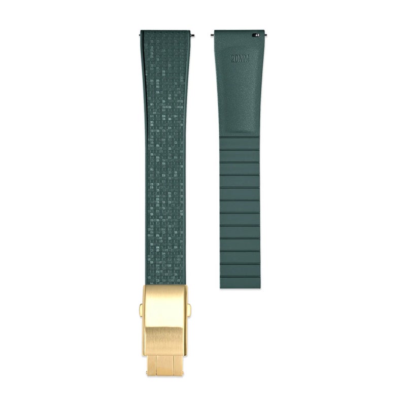 Bluejw Quick Release FKM Rubber Watch Strap 18mm 20mm 21mm 22mm - Premium Waterproof Replacement Band for Tissot & Omega Watches - Image 1