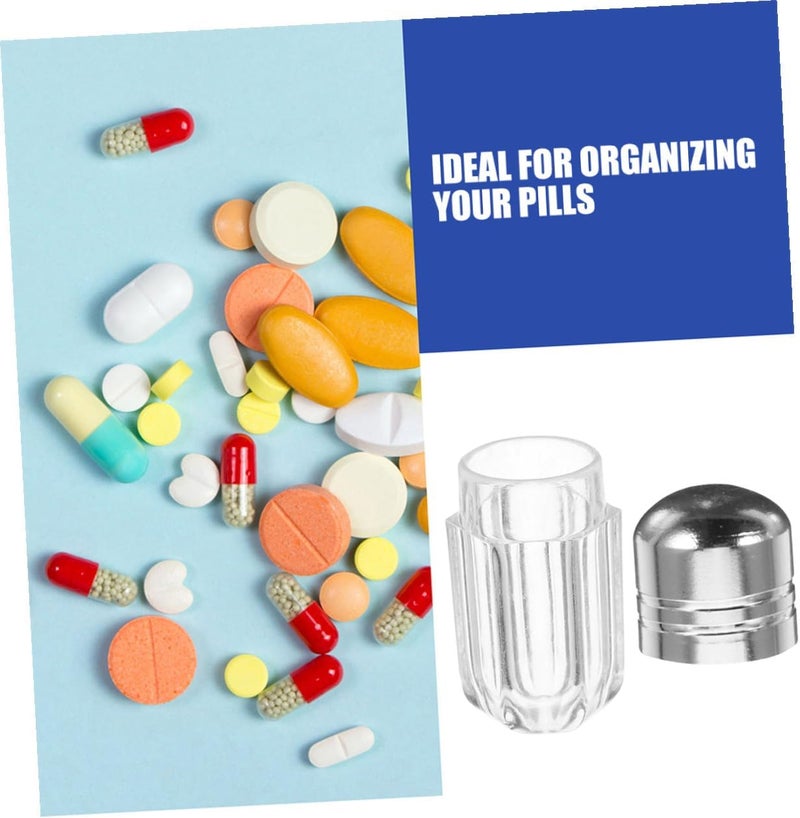 24pcs Mini Plastic Pills Bottles with Caps, Portable Small Medicine Containers for Travel, Capsule Storage Organizer for Medication Management - Image 3