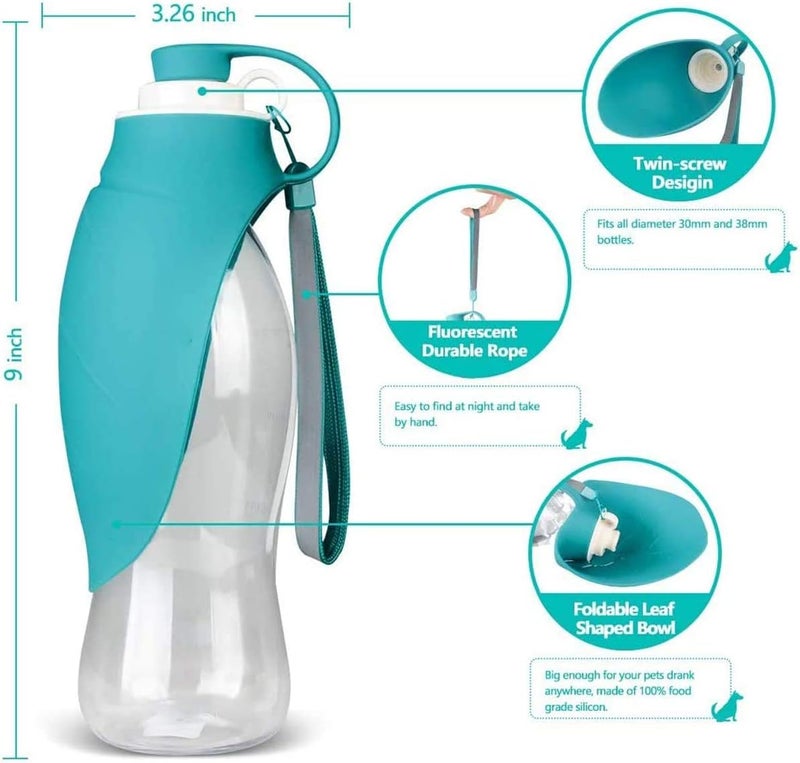 Starthi Dog Water Bottle for Walking, Pet Water Dispenser Feeder Container Portable with Drinking Cup Outdoor Hiking, Travel for Puppy, Cats, Hamsters, Rabbits and Other Small Animals - Image 4