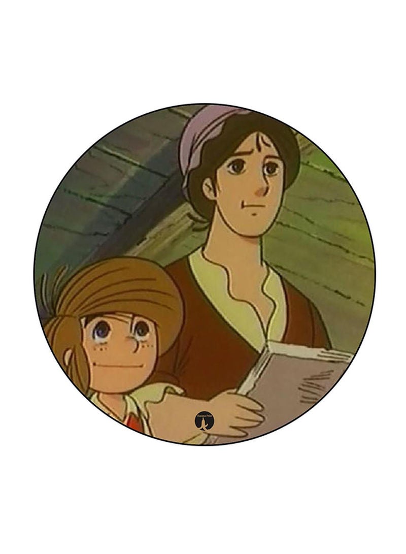 RKN Anime Jazeerat Al Kanz Printed Mouse Pad Multicolour