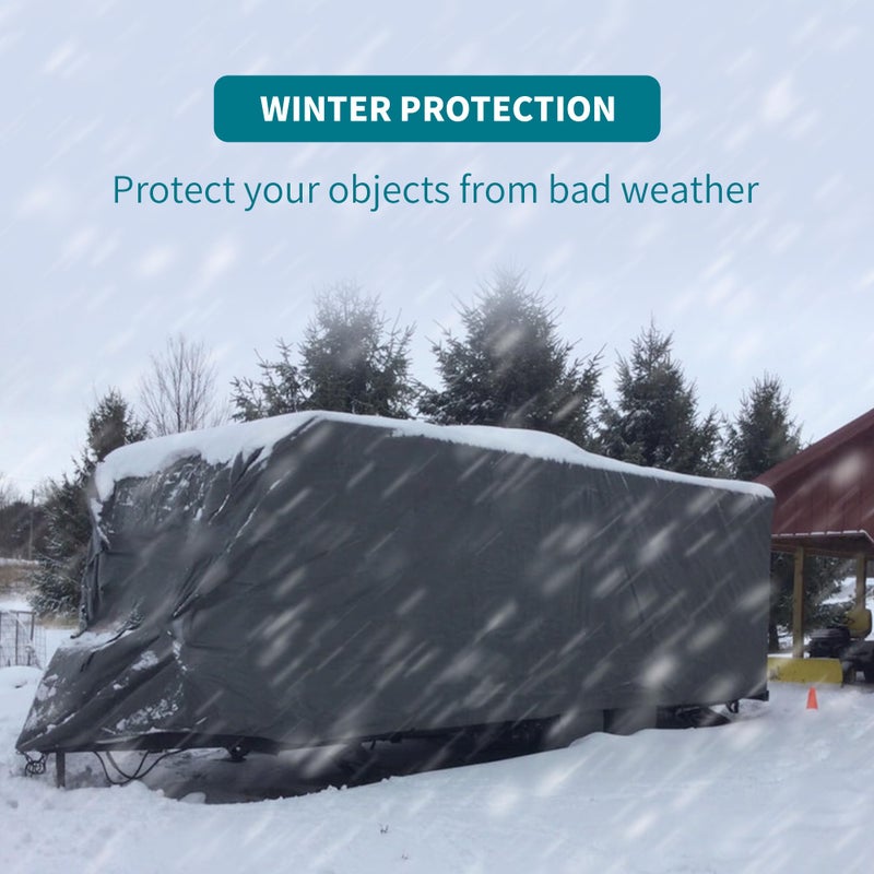 Tarpal Tarp 6X8 Feet Super Heavy Duty Tarps Cover 20Mil Waterproof Uv Protection Rip And Tear Proof Tarpaulin With Grommets(Grey/Brown) - Image 4