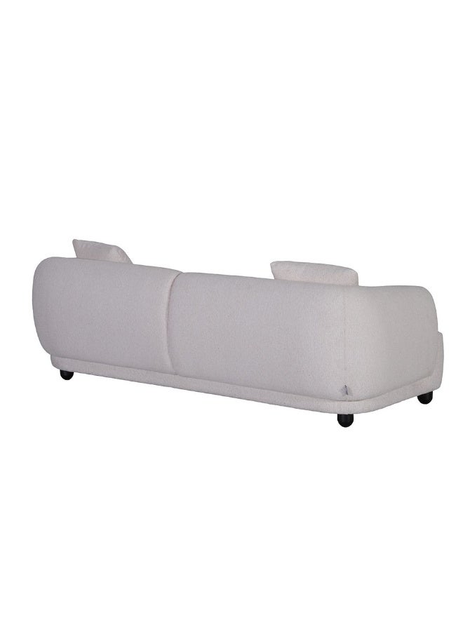 DANUBE HOME أريكة قماشية ثلاثية المقاعد غريزيل | تصميم حديث لأرائك ثلاثية المقاعد | أثاث غرفة معيشة مريح L231xW95xH70 سم - بيج - Image 4